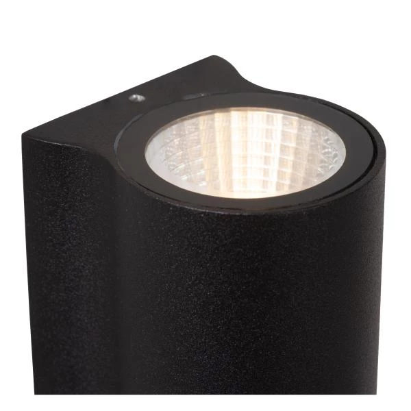 Lucide AKRA - Wall light Indoor/Outdoor - LED - 2x6,5W 2700K - IP54 - Black - detail 1